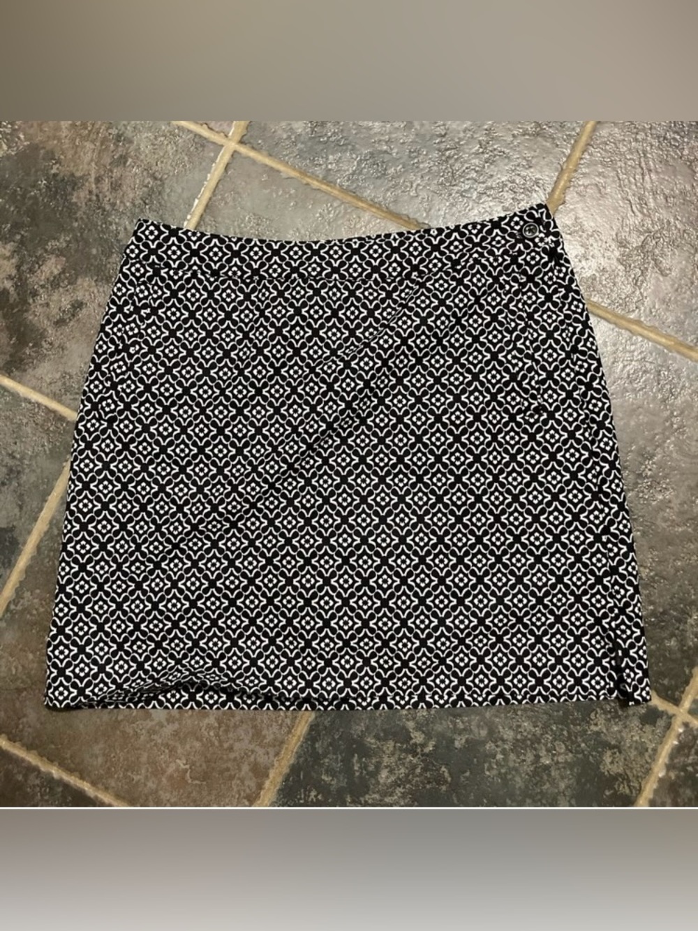 EP Pro Golf Skort Black and White Patterned Women's Size 8